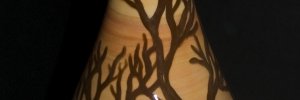 Banded Tree Vase
